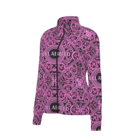 All-Over Print Women's Long Sleeve Thumbhole Jacket|230GSM