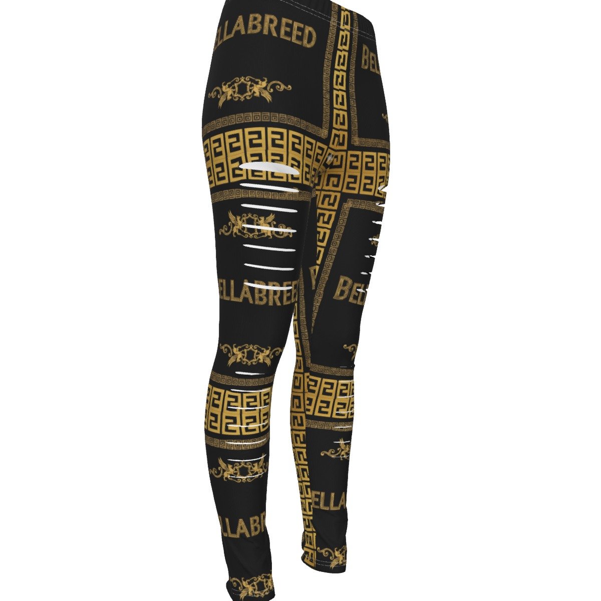 All-Over Print Women's Ripped Leggings - Image 3