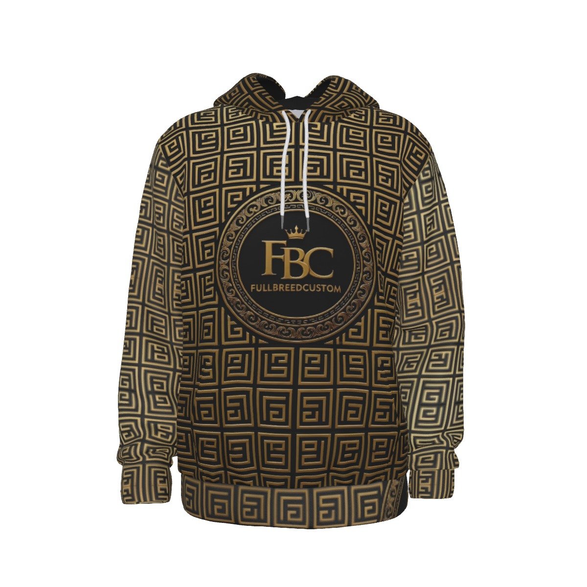 FullbreedCustom Print Men's Thicken Pullover Hoodie