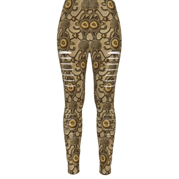 All-Over Print Women's Ripped Leggings
