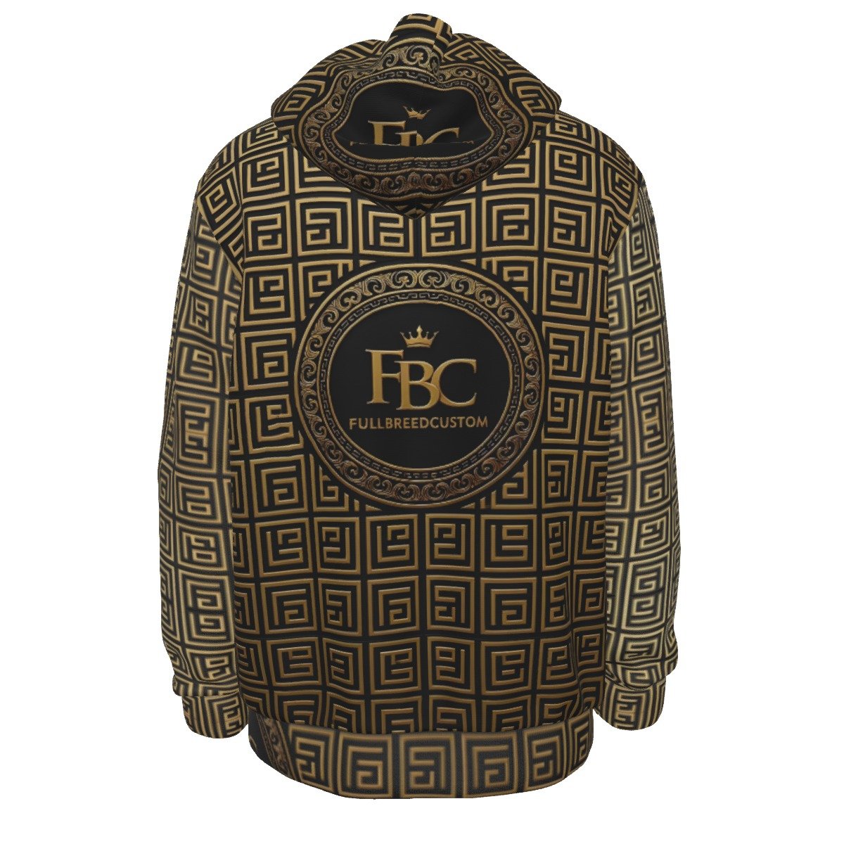 FullbreedCustom Print Men's Thicken Pullover Hoodie - Image 2
