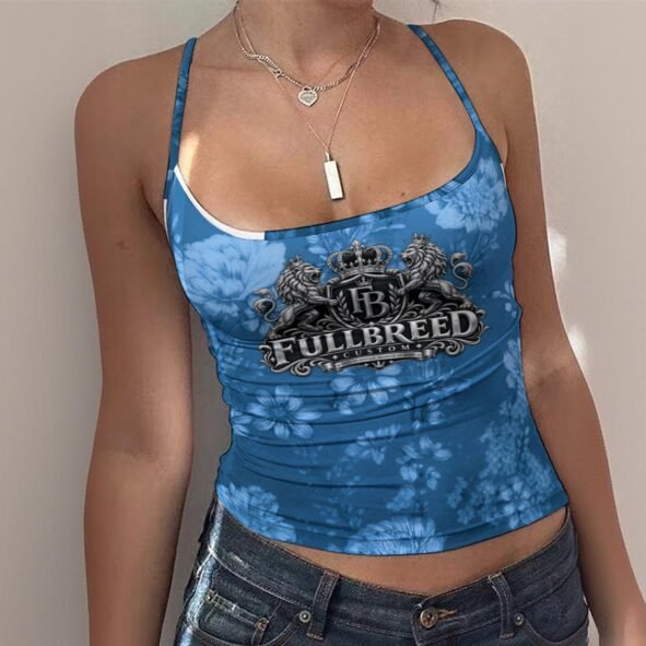 FullbreedCustom Print Women's Spaghetti Strap Tank Top