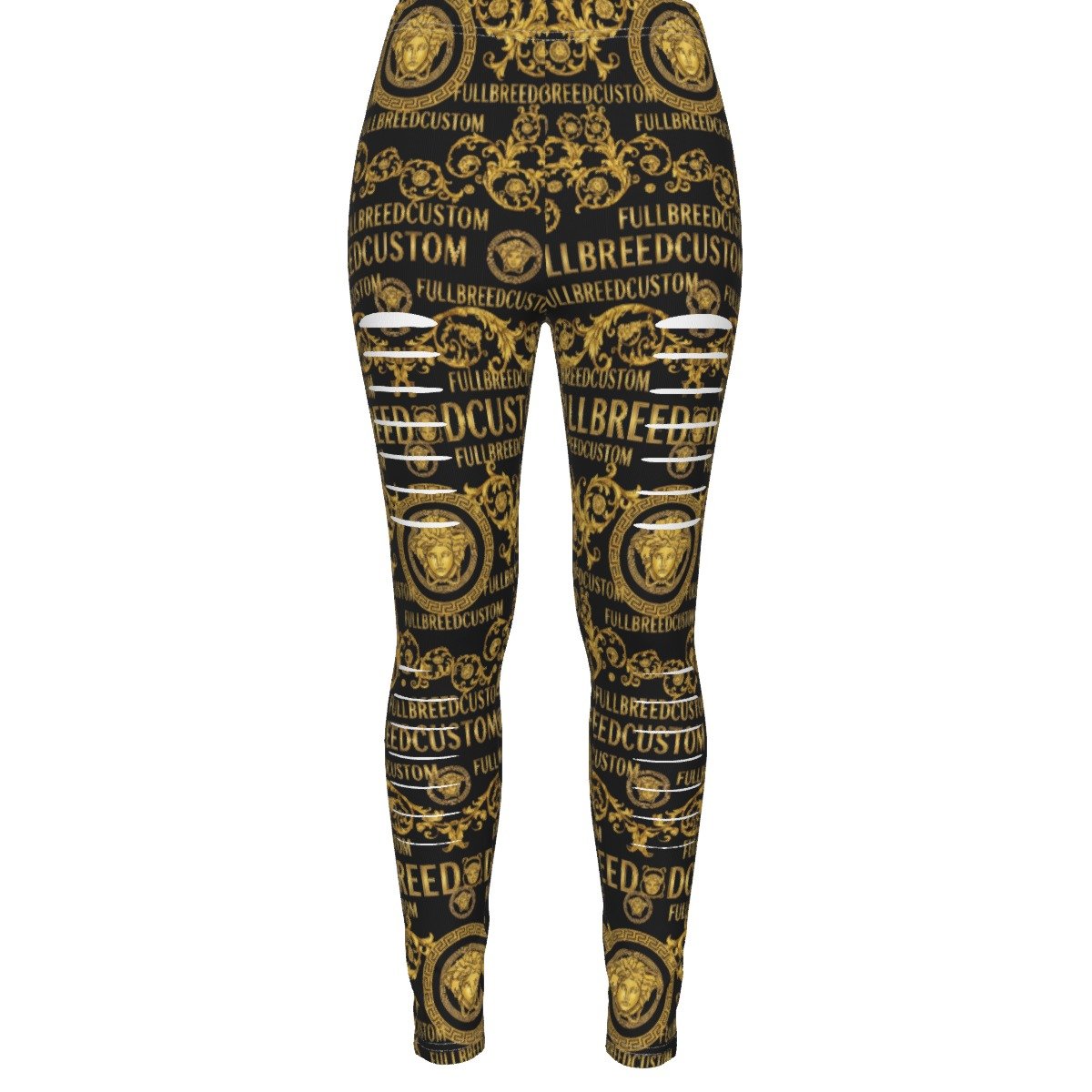 All-Over Print Women's Ripped Leggings - Image 4