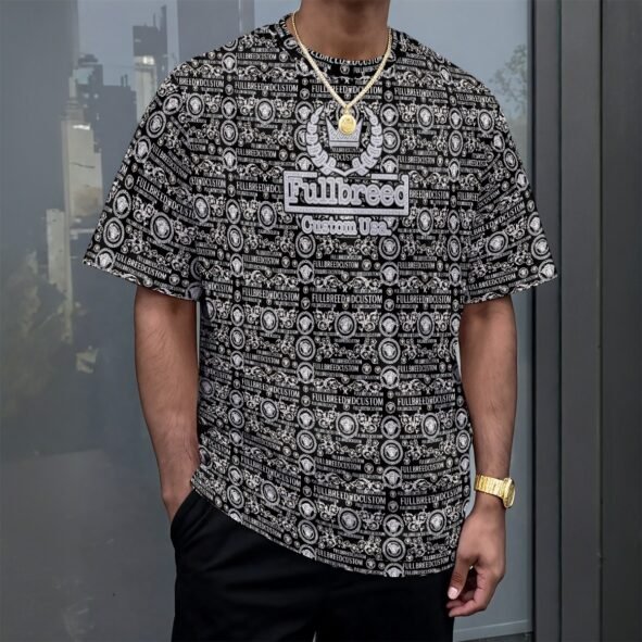 All-Over Print Unisex Drop-shoulder T-shirt|180GSM