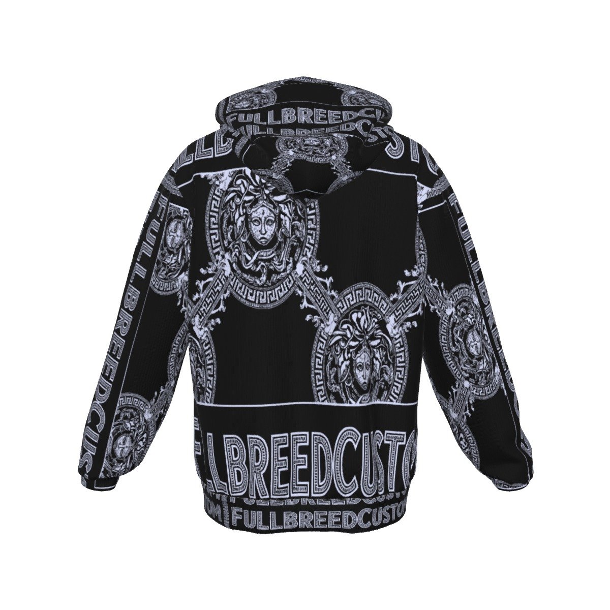 All-Over Print Men's Heavy Fleece Zip Up Hoodie - Image 4