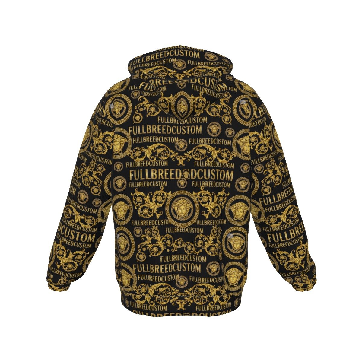 All-Over Print Men's Heavy Fleece Zip Up Hoodie - Image 2