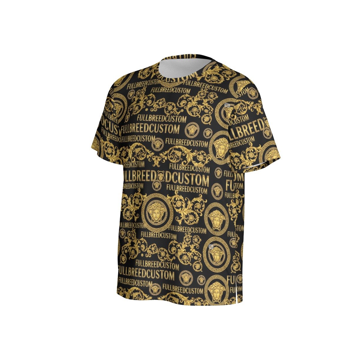 All-Over Print Men's Split Hem Sun Protection T-Shirt - Image 3