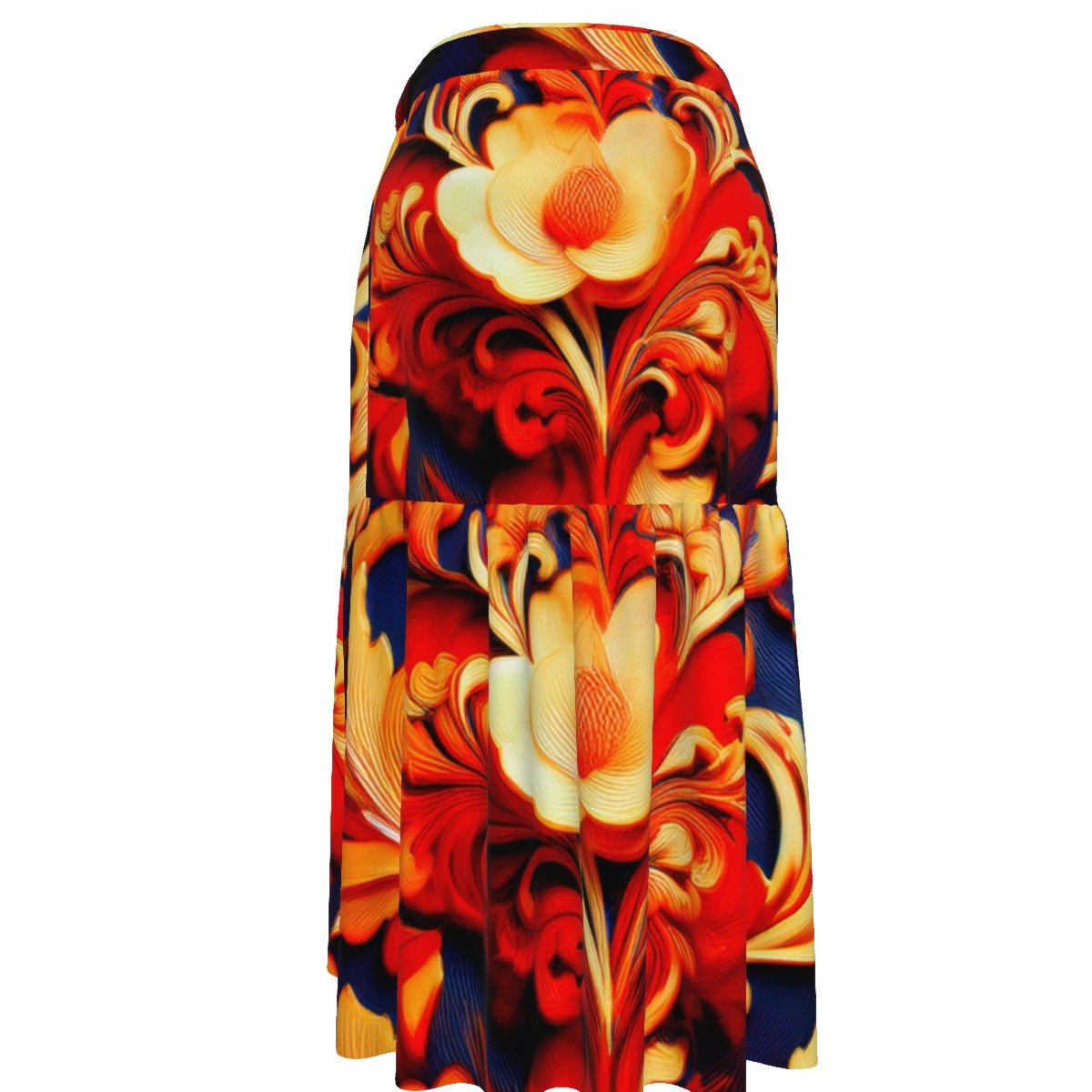 All-Over Print Women's Wrap Skirt - Image 4