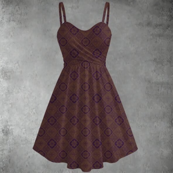 All-over print Women's Spaghetti Strap Dress