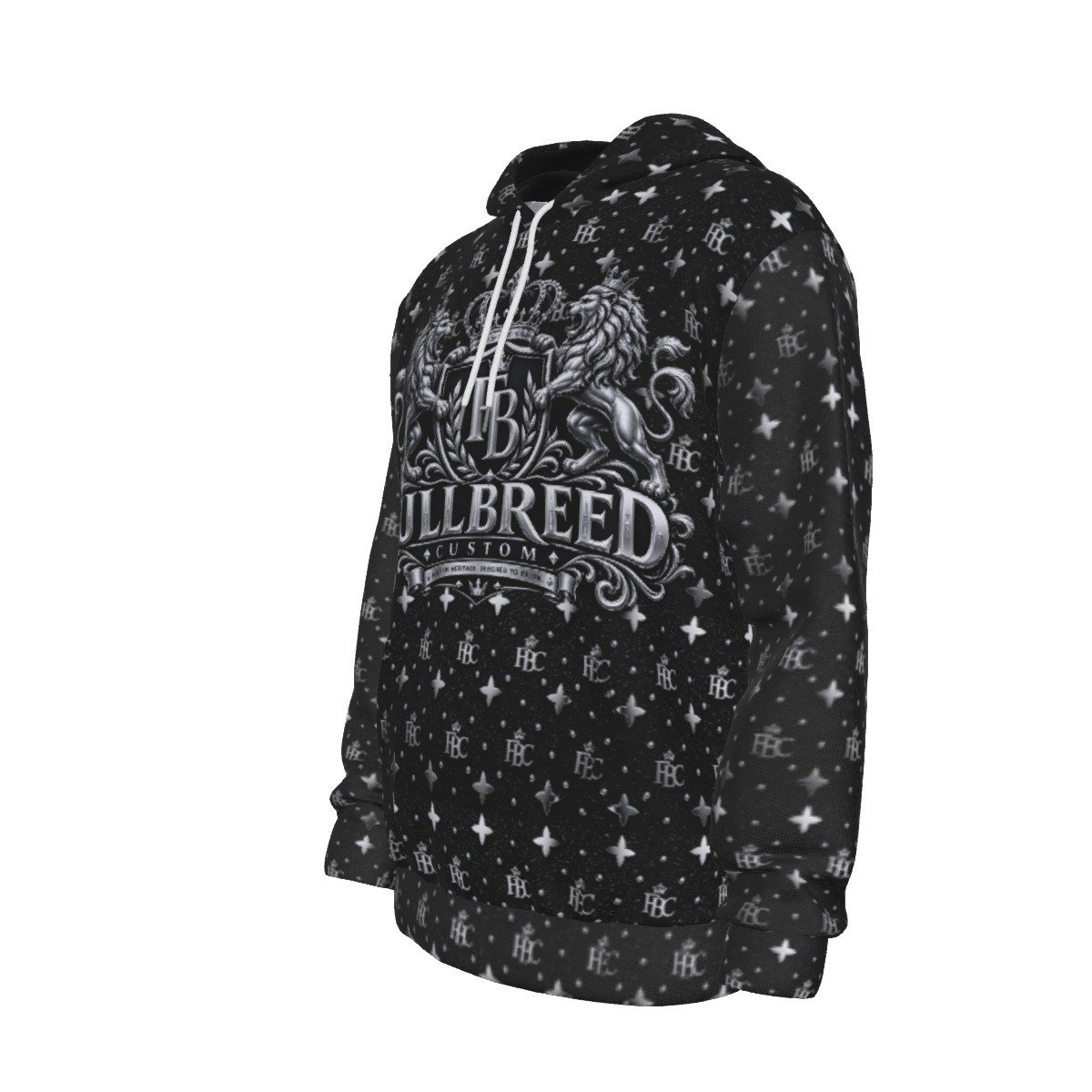 All-Over Print Men's Thicken Pullover Hoodie - Image 3