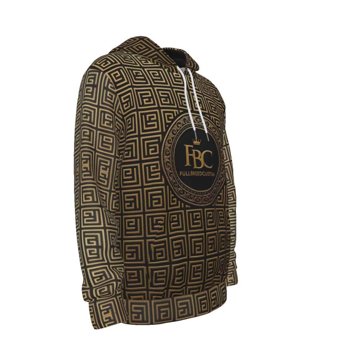 FullbreedCustom Print Men's Thicken Pullover Hoodie - Image 4