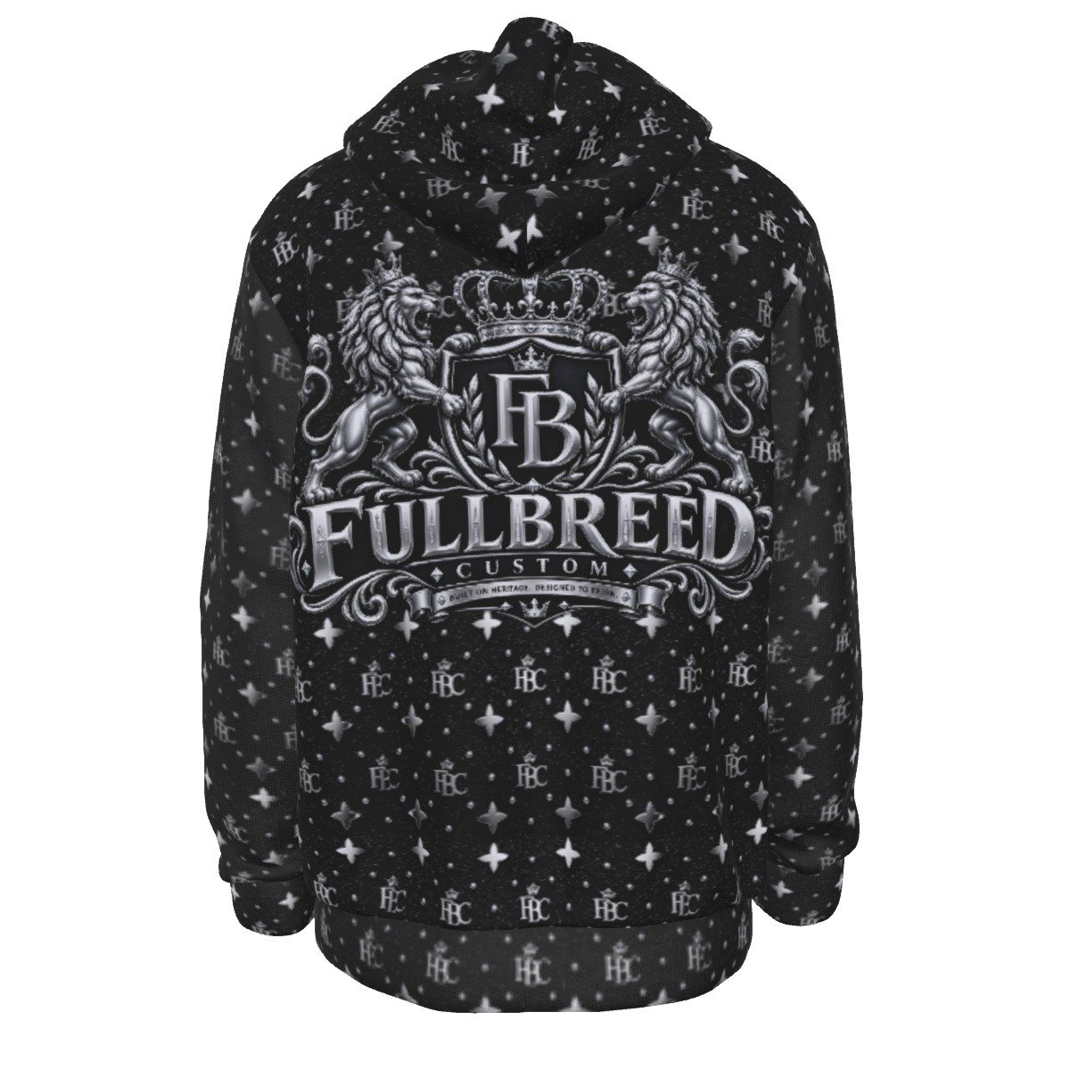 All-Over Print Men's Thicken Pullover Hoodie - Image 5