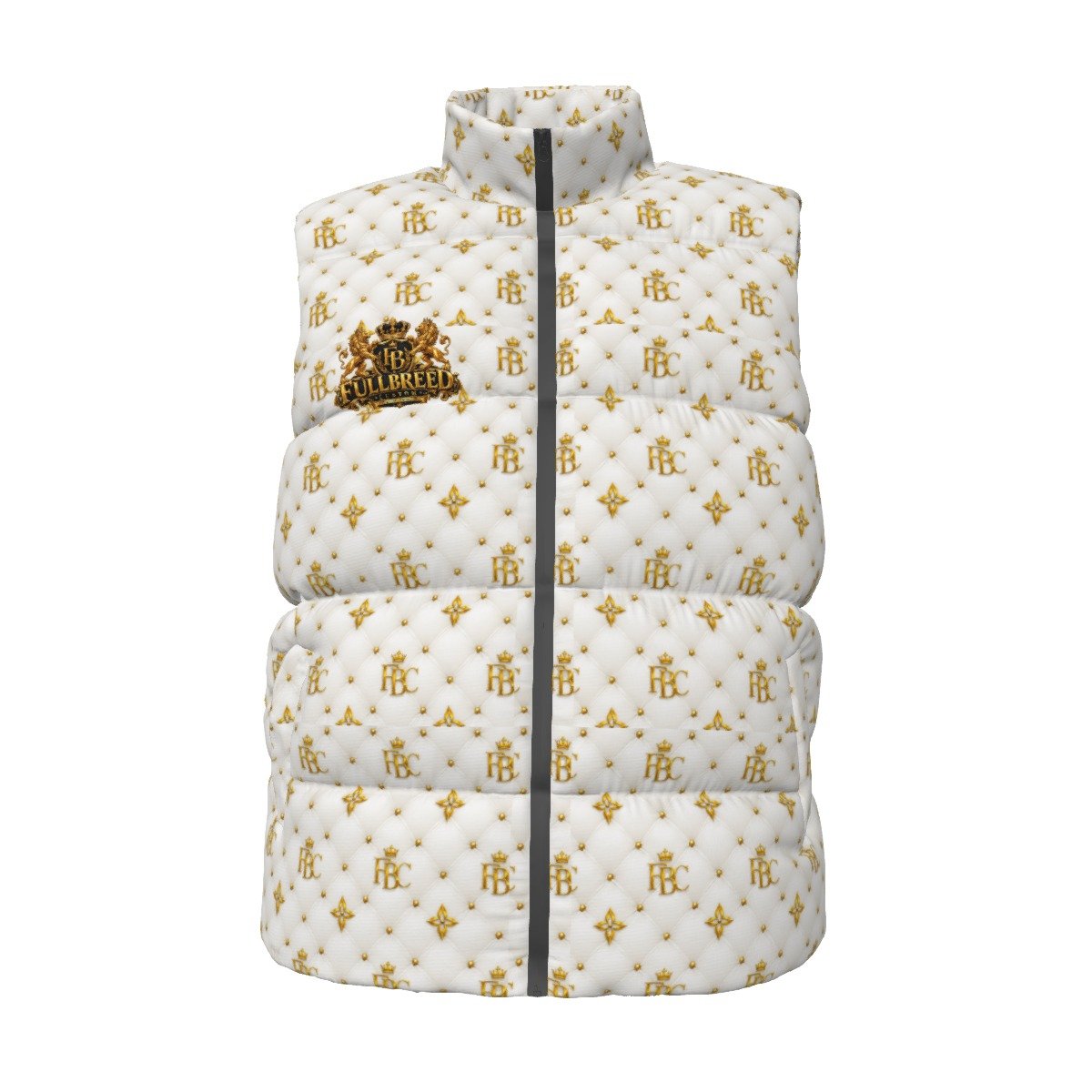 FullbreedCustom Print Unisex Down Vest - Image 2
