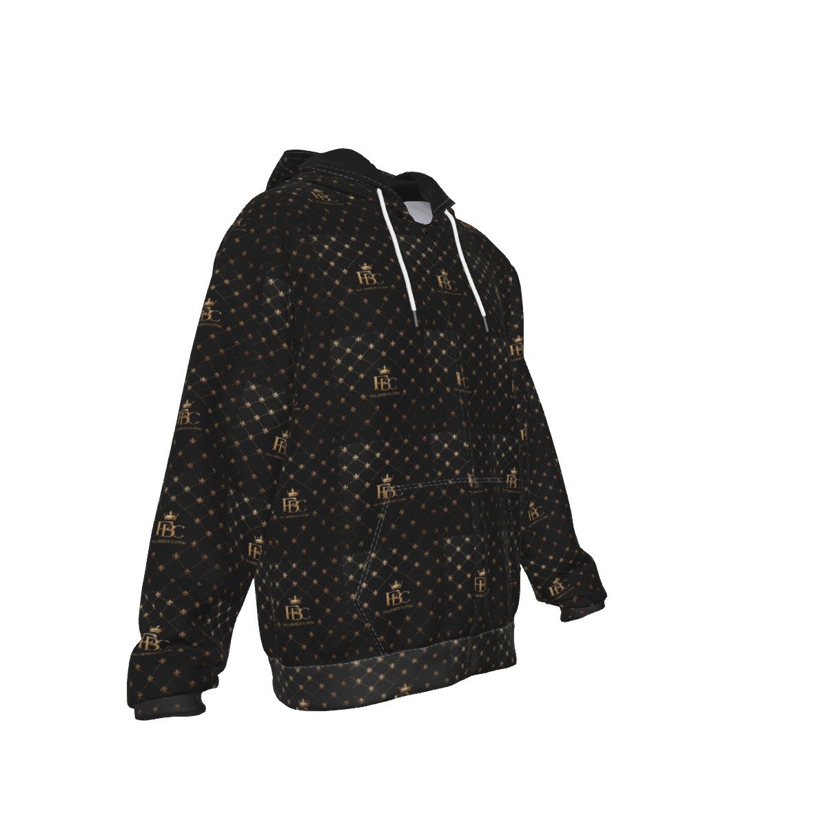FullbreedCustom Print Zip Up Hoodie With Pocket - Image 4