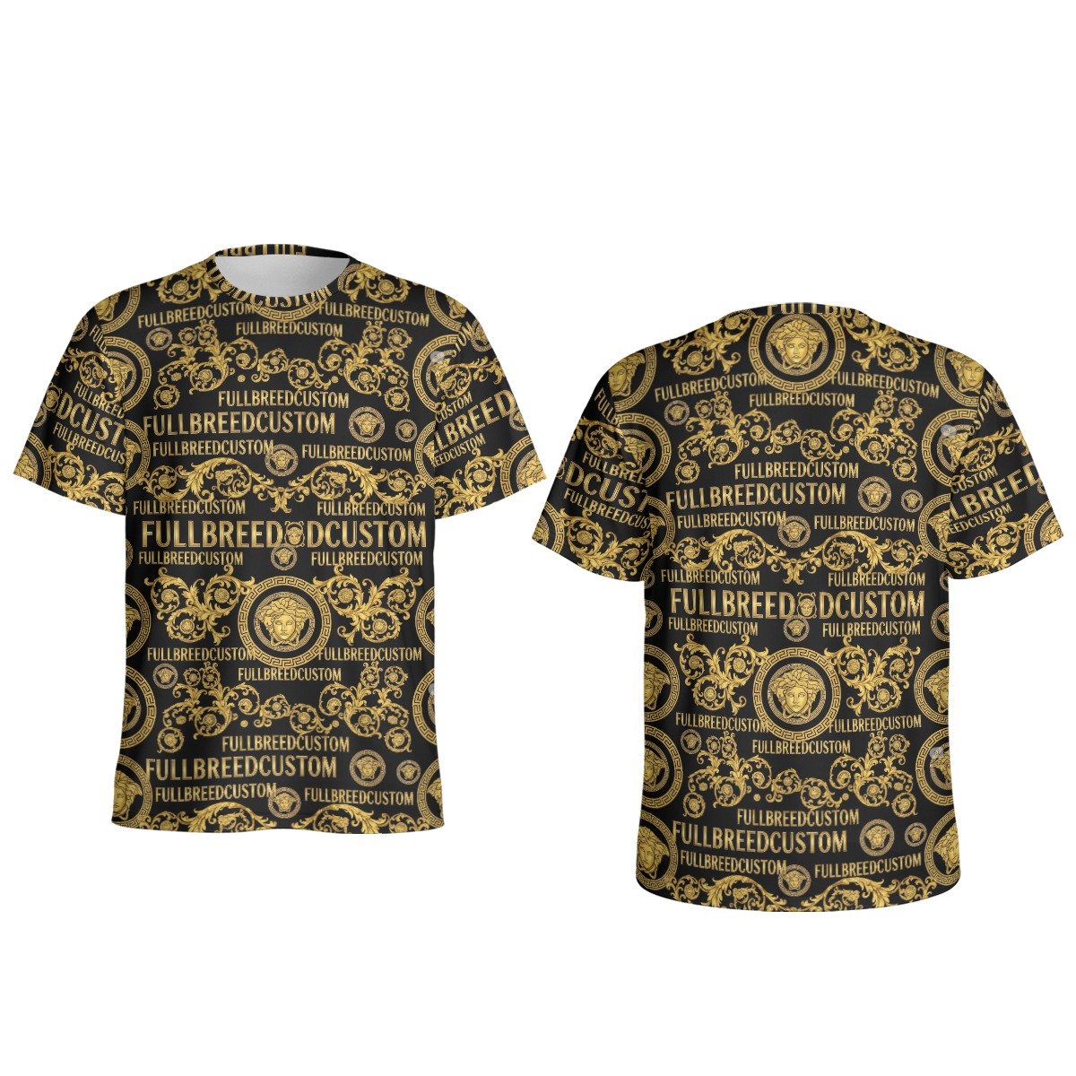 All-Over Print Men's Split Hem Sun Protection T-Shirt - Image 2