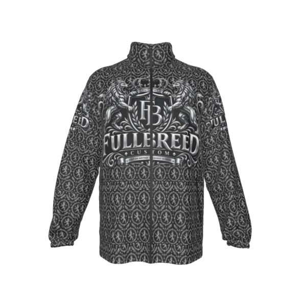 FullbreedCustom Print Men's Stand-up Collar Zip-up Windproof Jacket