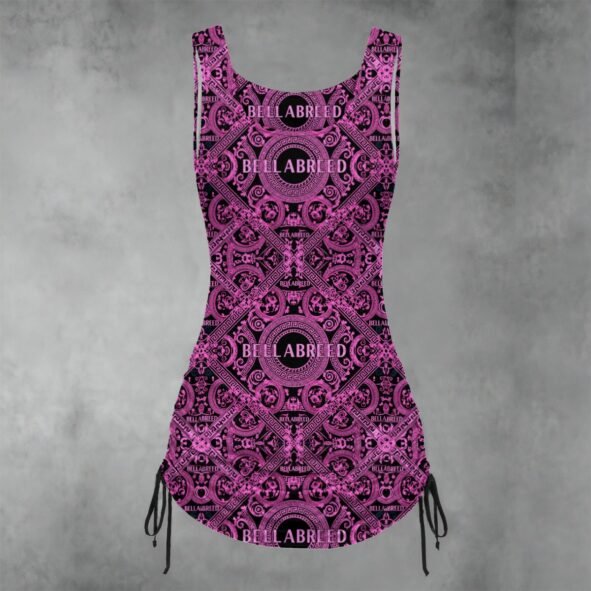All-over print Women's Layered Dress sets