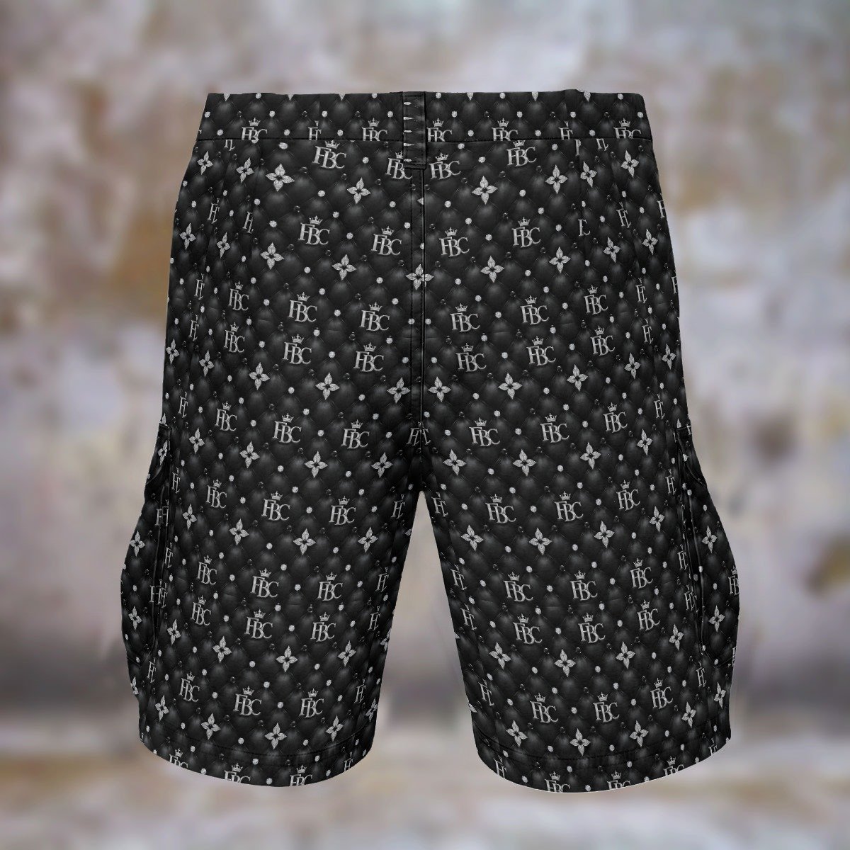 FullbreedCustom Print Men's Cargo Shorts - Image 3