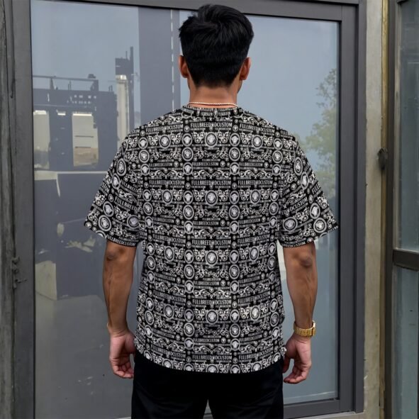 All-Over Print Unisex Drop-shoulder T-shirt|180GSM