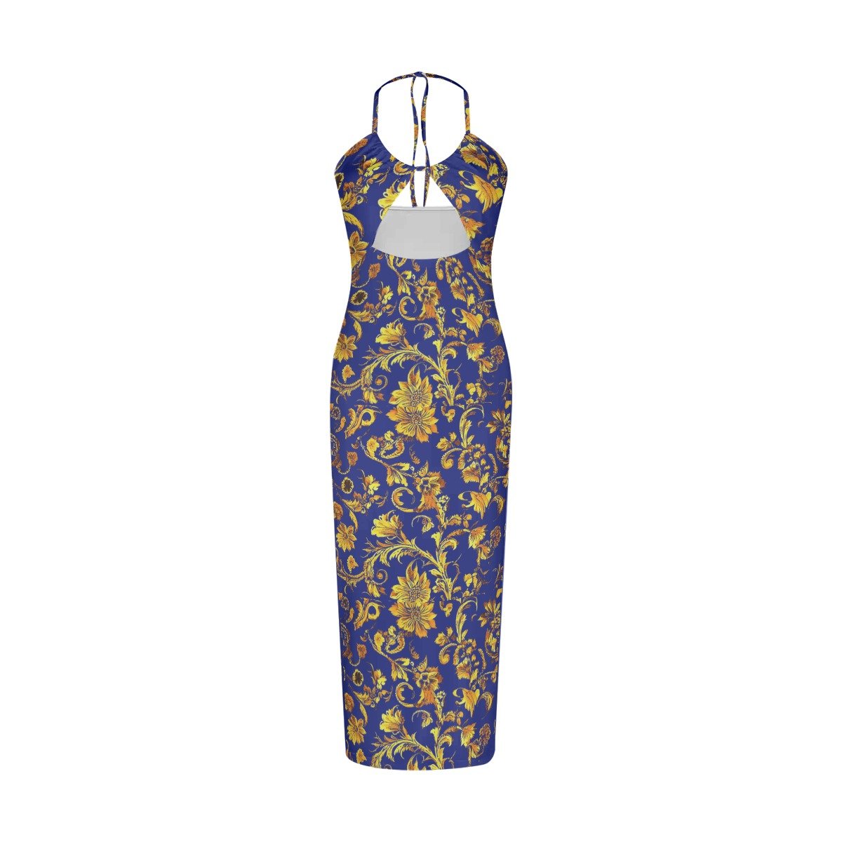 All-Over Print Women's Sexy Hollow Cami Dress - Image 2