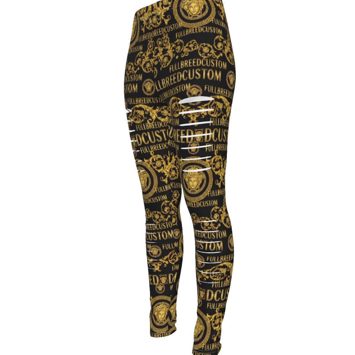 All-Over Print Women's Ripped Leggings - Image 3