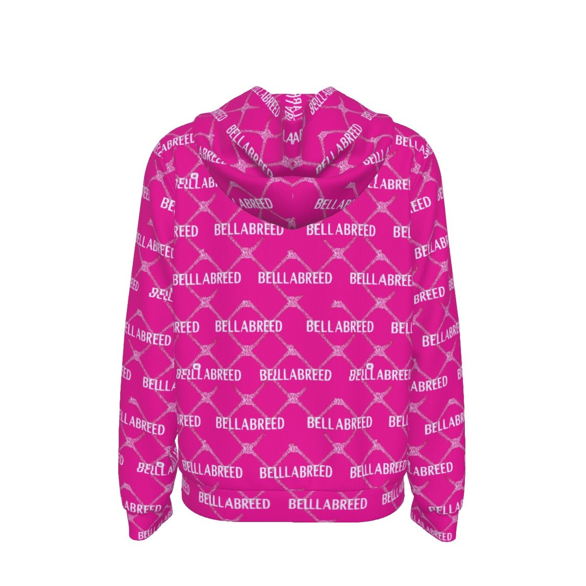 All-Over Print Women's Slim Pullover Hoodie - Image 2