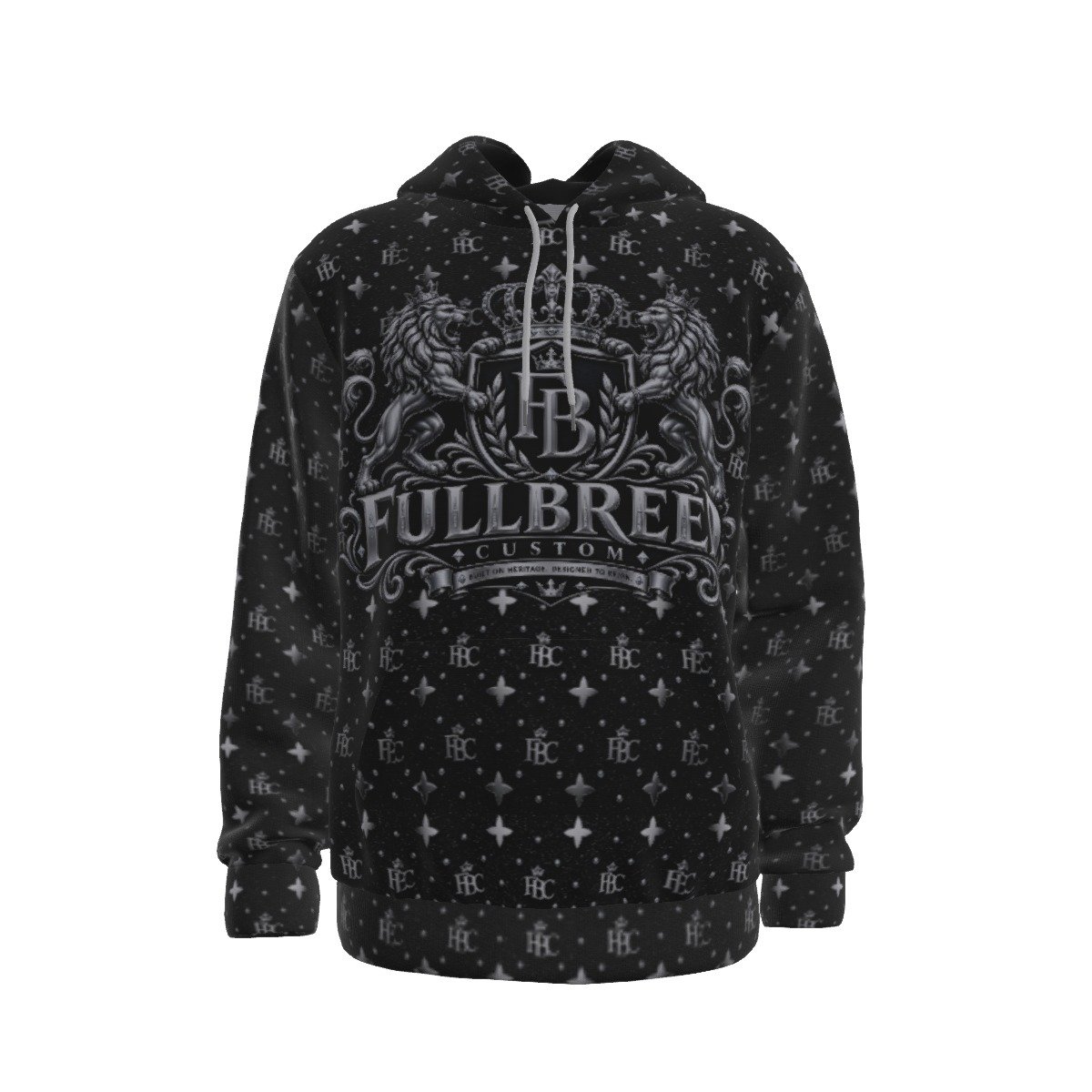 All-Over Print Men's Thicken Pullover Hoodie - Image 4