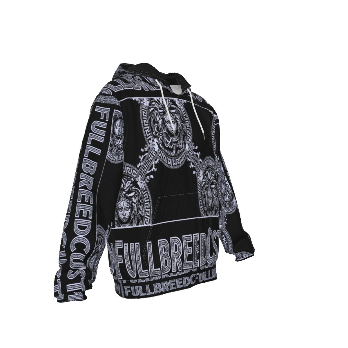 All-Over Print Men's Heavy Fleece Zip Up Hoodie - Image 3