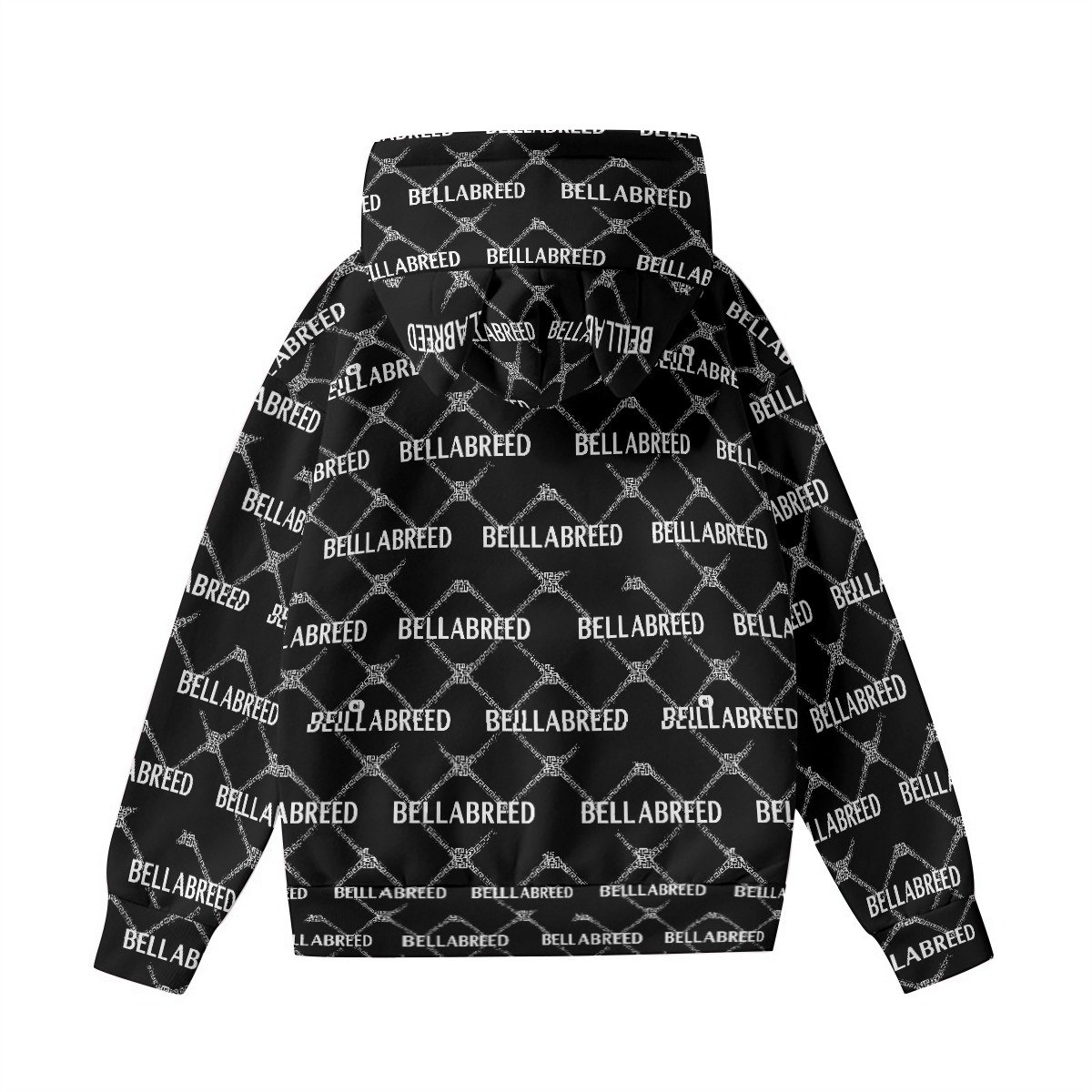 All-Over Print Women’s Hoodie With Decorative Ears - Image 2