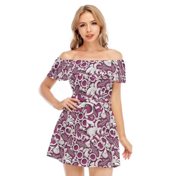 FullbreedCustom Women's Off-shoulder Dress With Ruffle