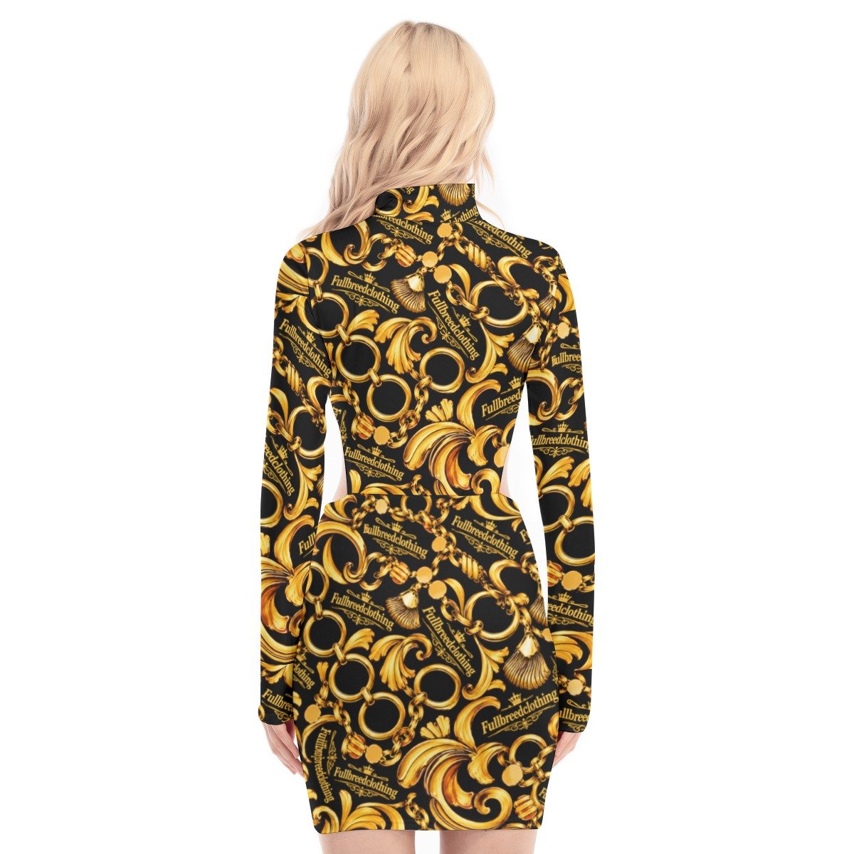 FullbreedCustom Women's Waist Hollow Hip Dress - Image 5