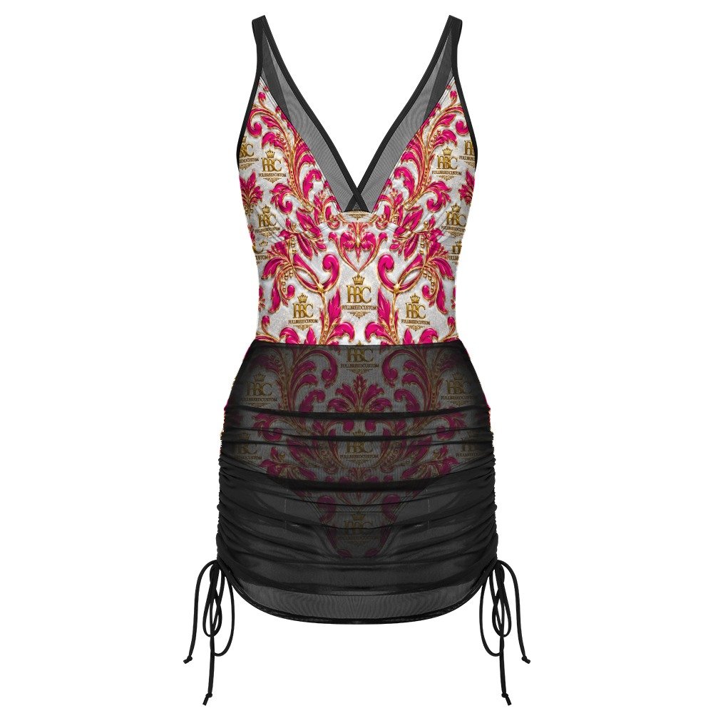 FullbreedCustom Women's one-piece swimsuit with tummy control and shaping mesh - Image 3