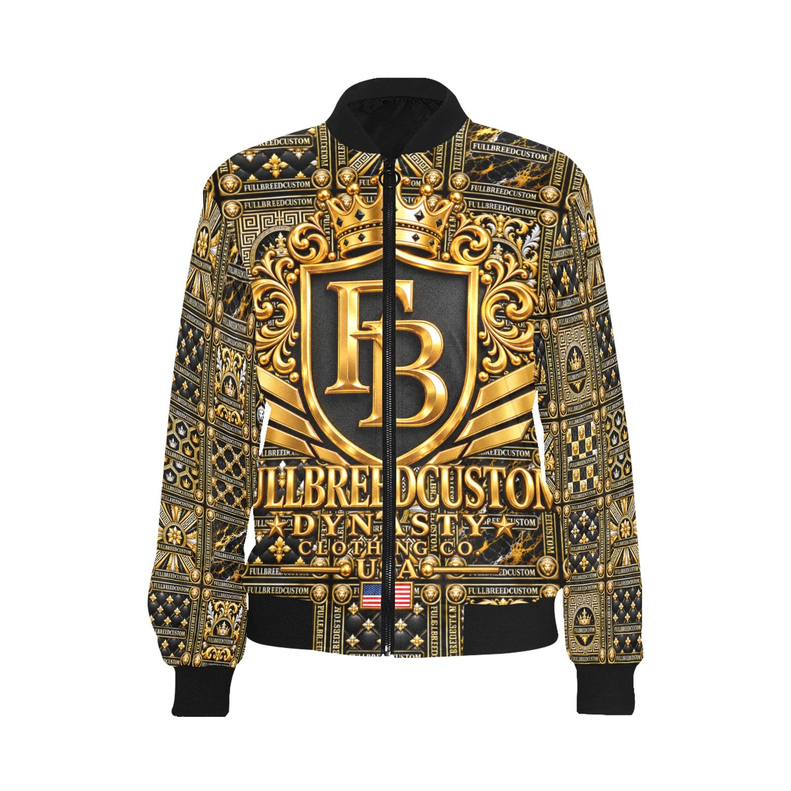 FullbreedCustom Women's All Over Print Bomber Jacket(Model H36) - Image 3
