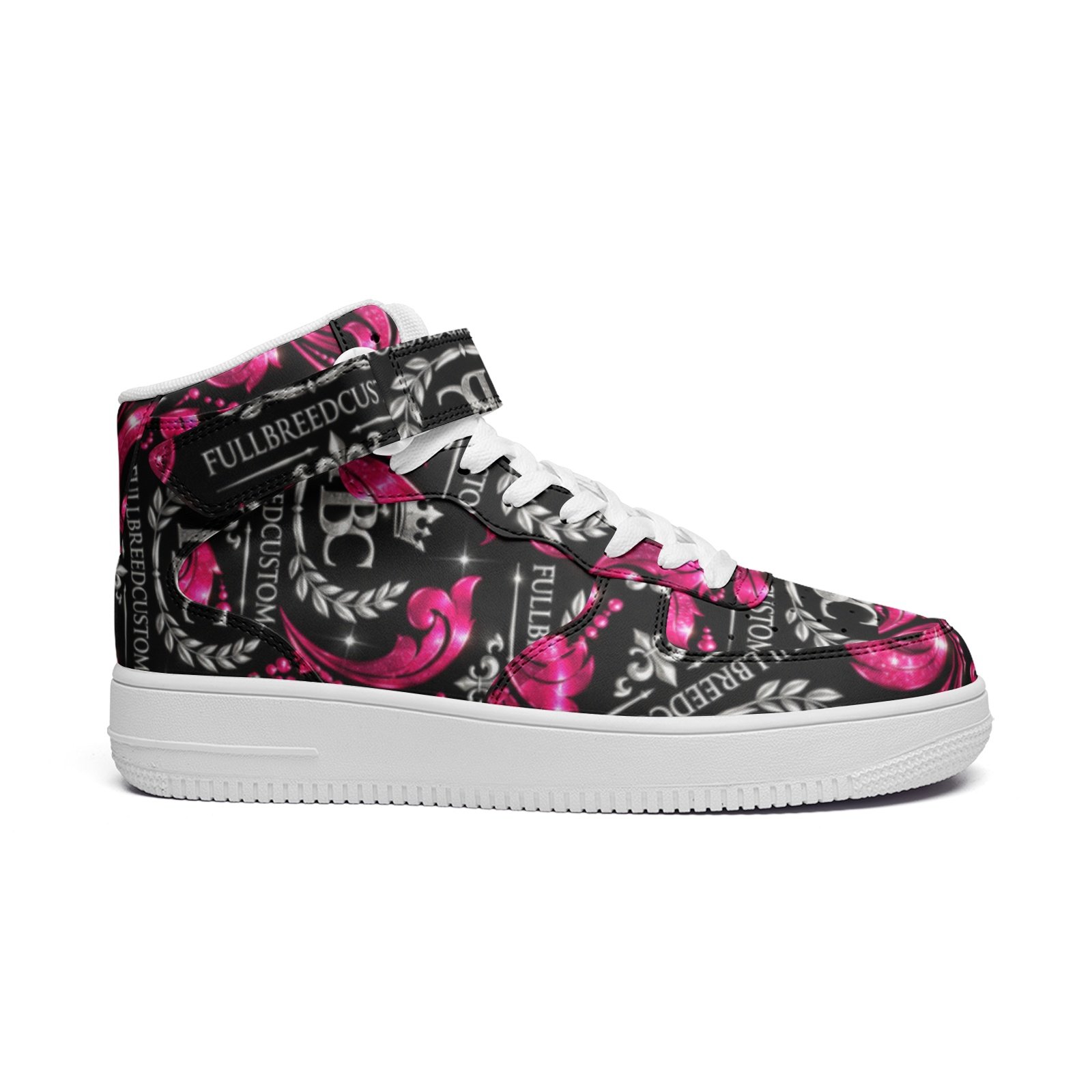FullbreedCustom Unisex high Top Leather Sneakers - Image 2
