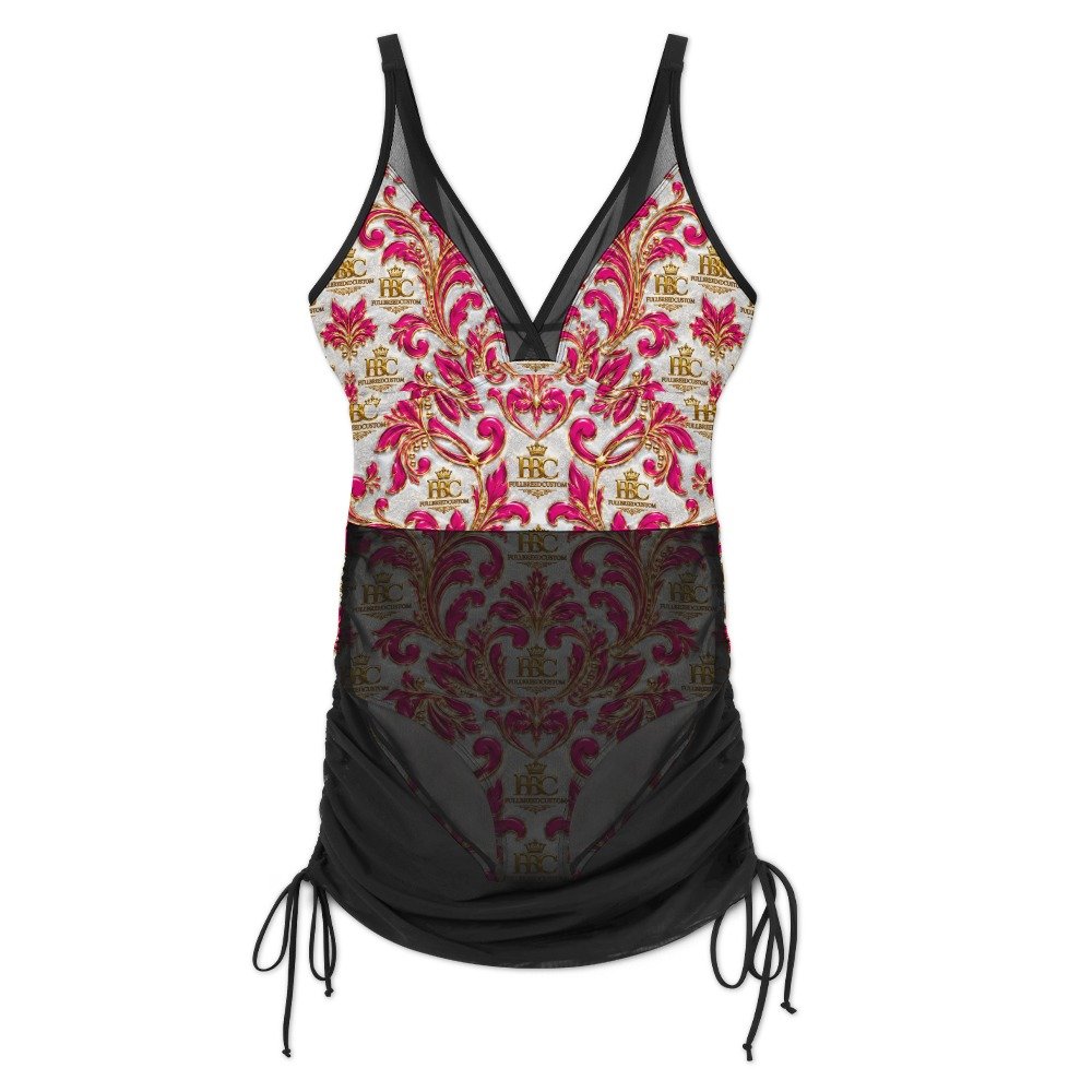 FullbreedCustom Women's one-piece swimsuit with tummy control and shaping mesh - Image 4