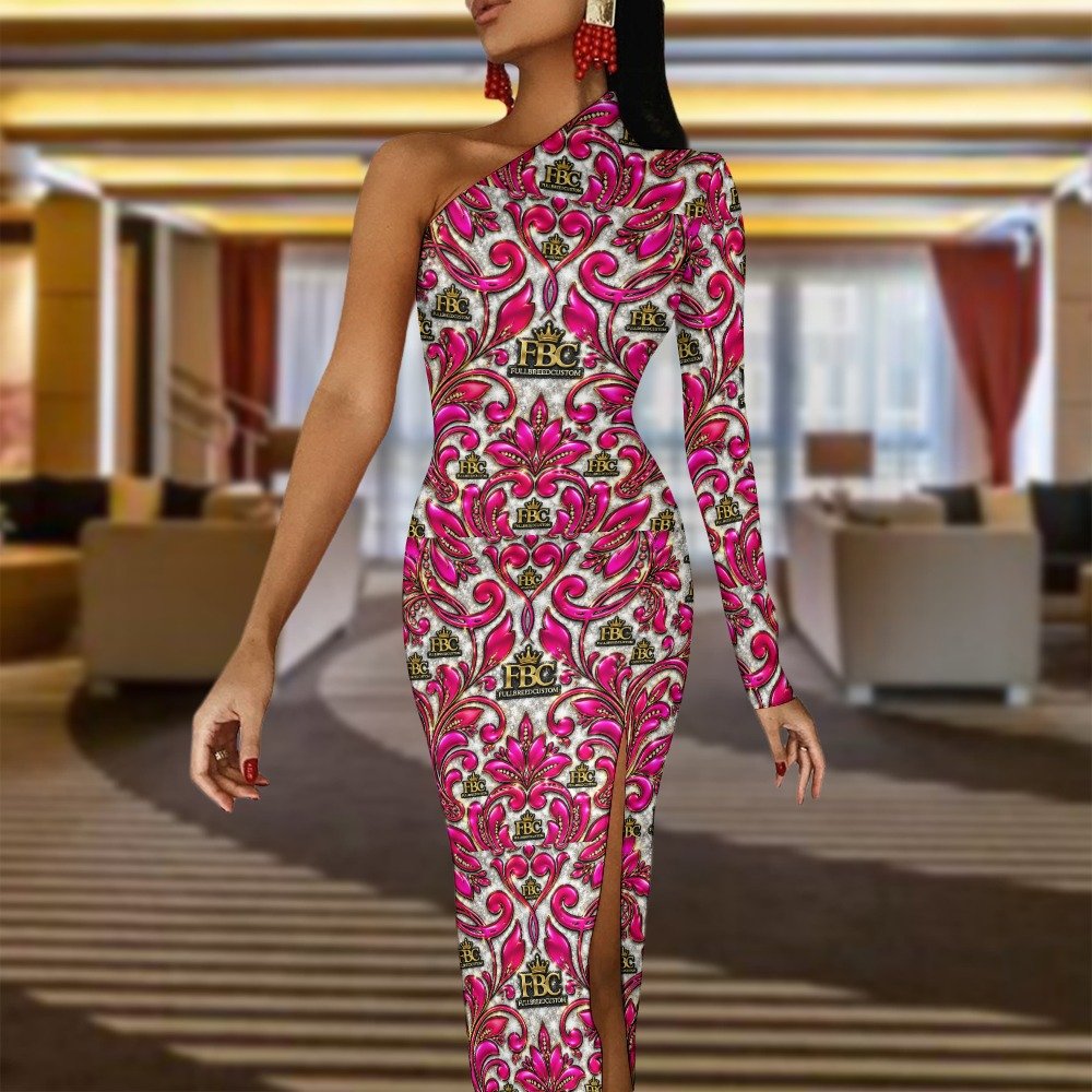 FullbreedCustom Half Sleeve Slit Dress